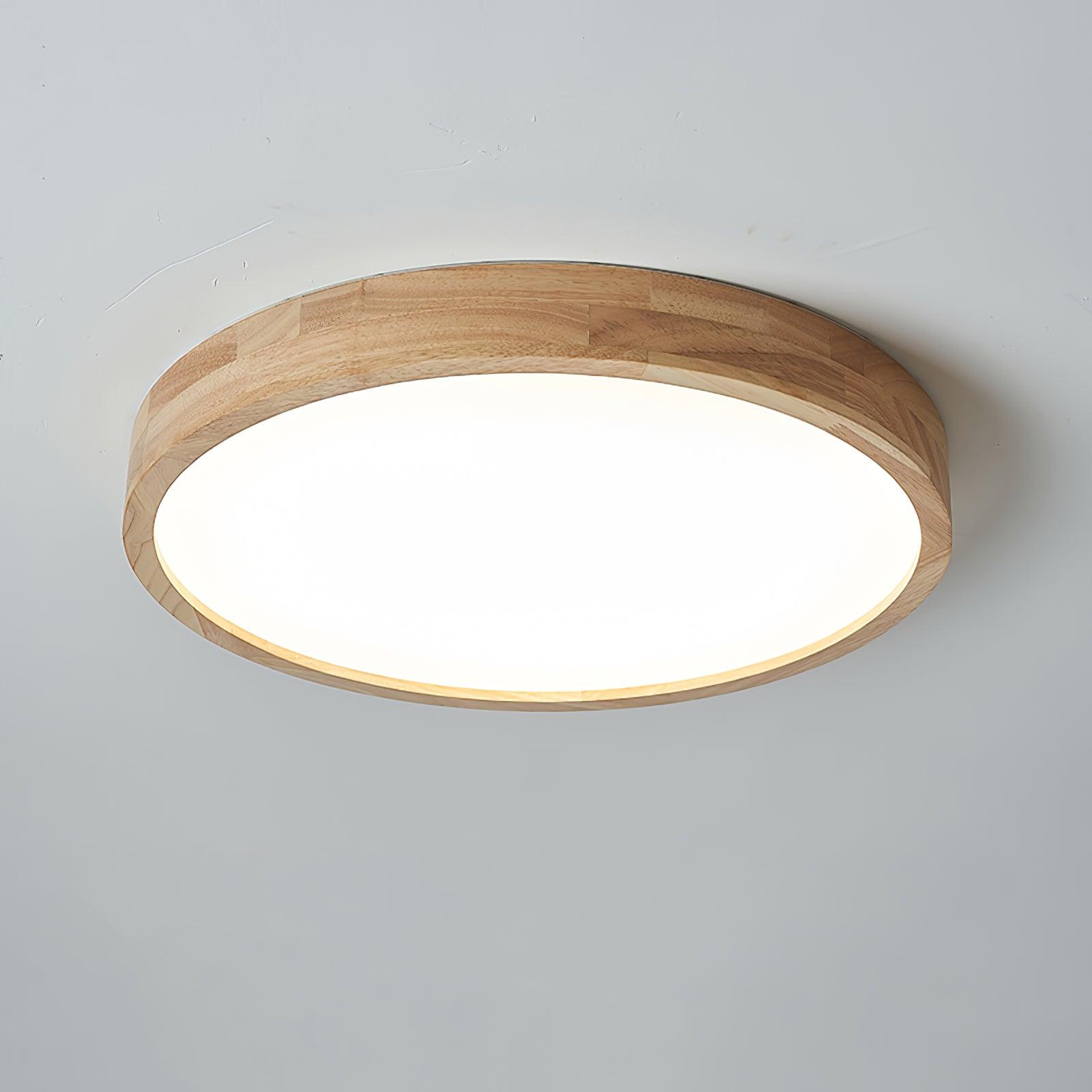 Wooden ceiling light variant angle - square shape | Casa Norex