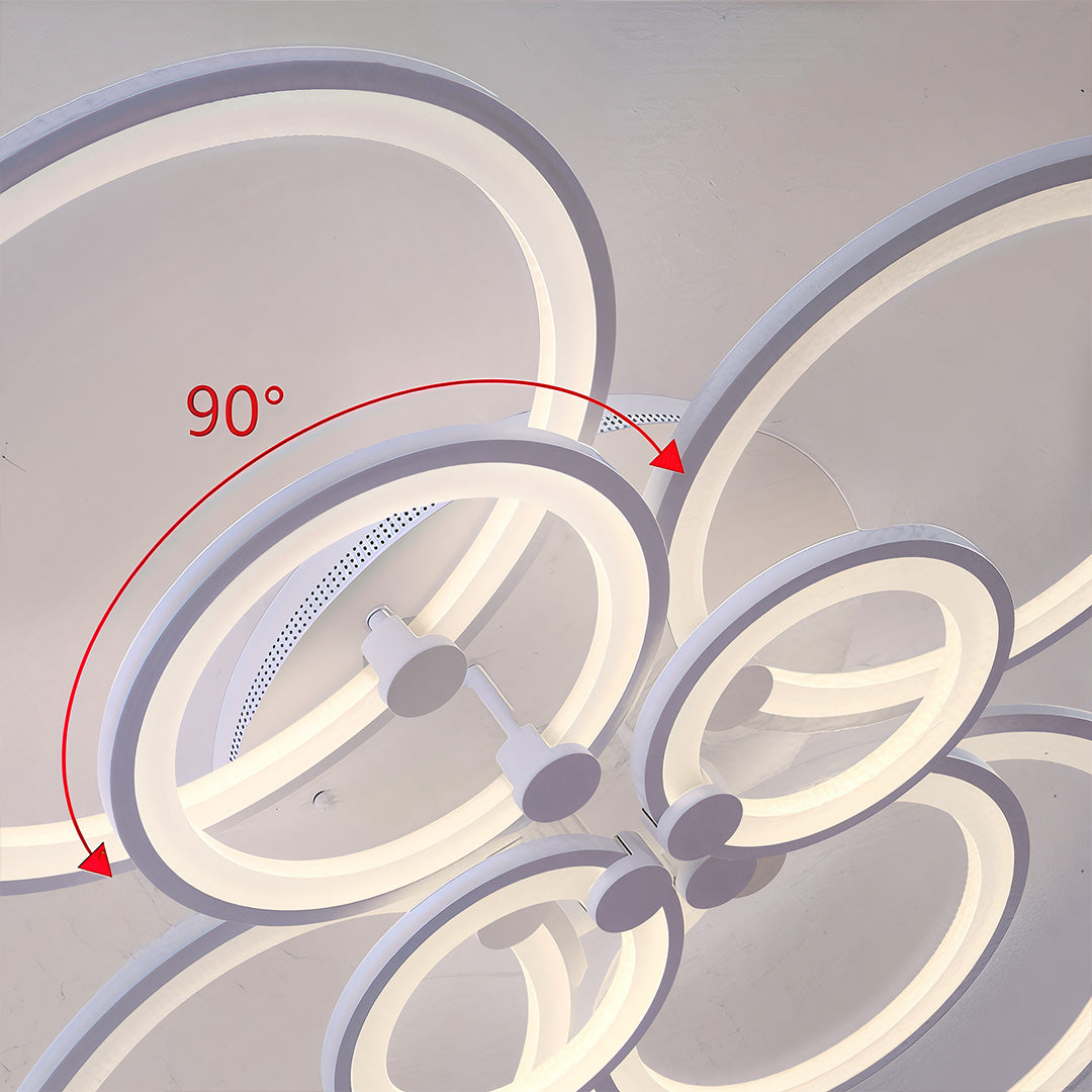 Orbital Overlapping Ring Ceiling Light, product view 22
