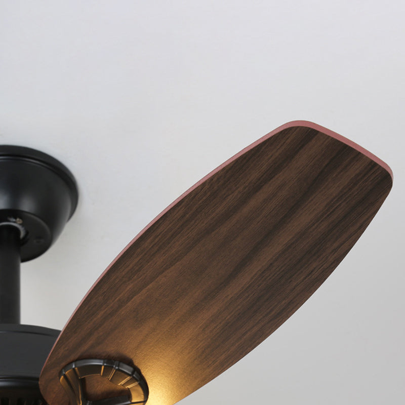 Traditional European Bell Shade Downrods Ceiling Fan Light For Living Room