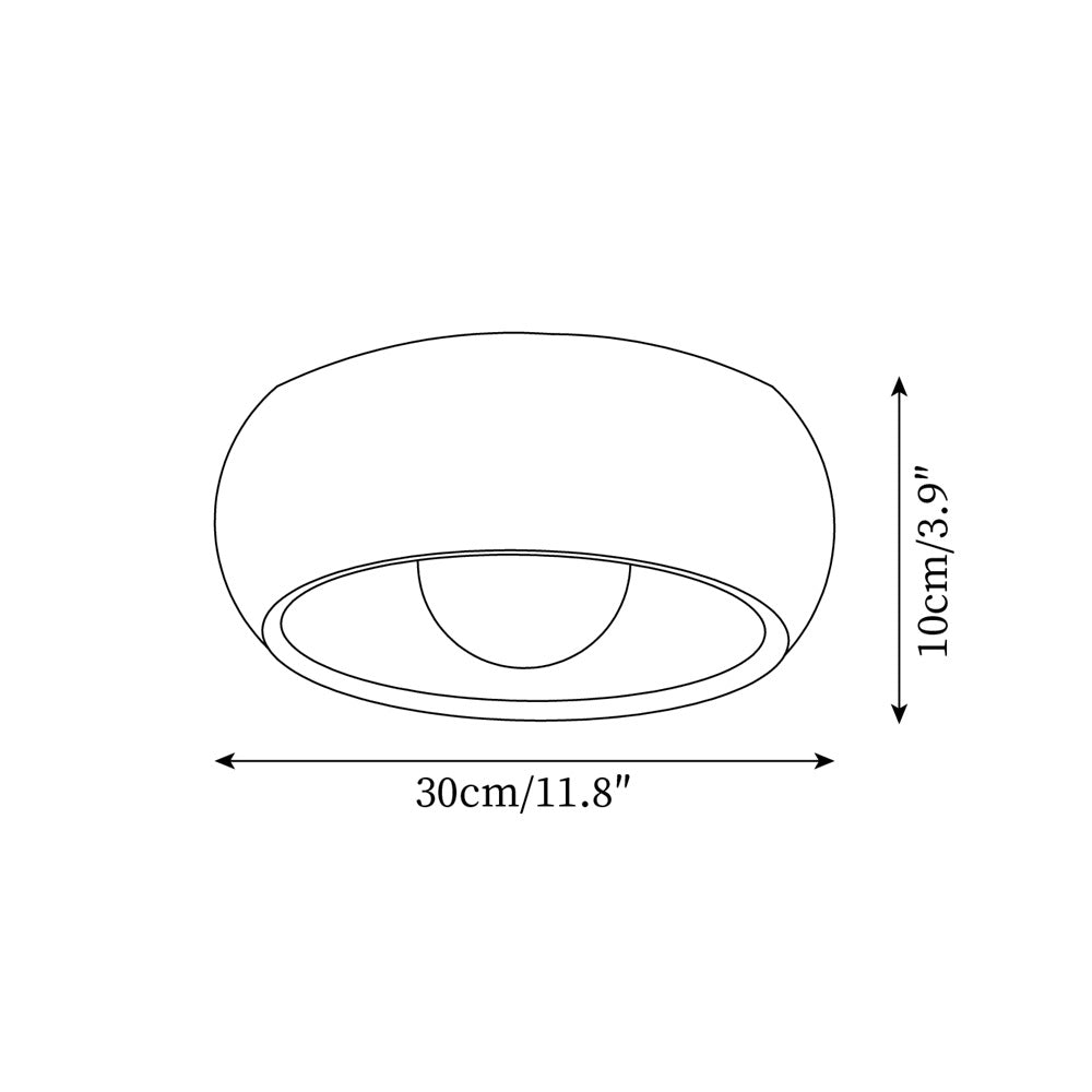Zuwa ceiling lamp installed bathroom damp rated - Casa Norex