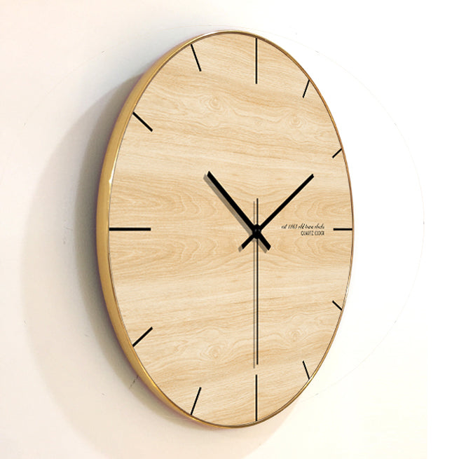 Minimalist Wooden Wall Clock