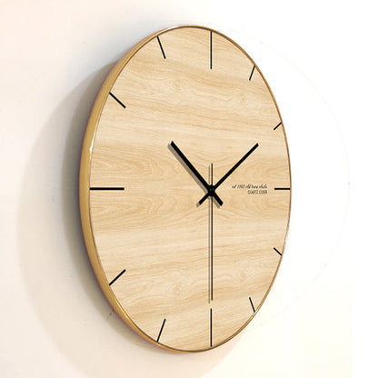 Minimalist Wooden Wall Clock