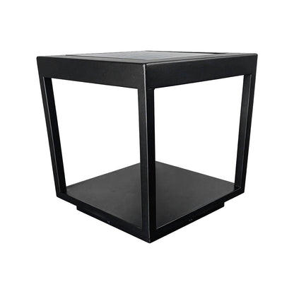 Concrete Open-Frame Square Pillar Light