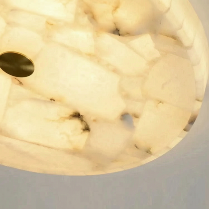 Round alabaster flush mount size comparison 15.75-23.62 inch — Casa Norex