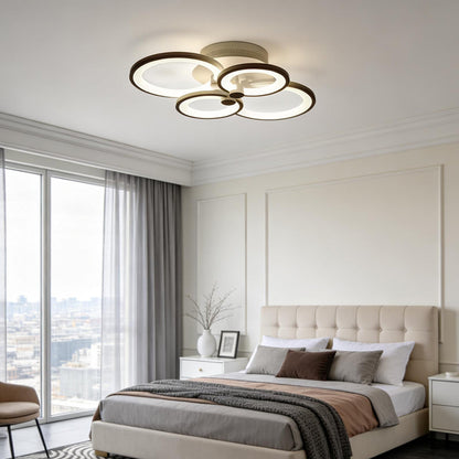 Orbital Overlapping Ring Ceiling Light, product view 11
