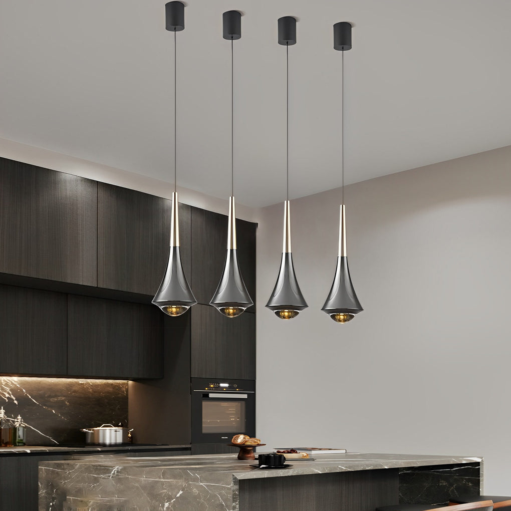 Taper Black Cone Pendant Light, product view 7