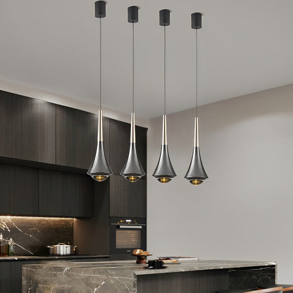 Taper Black Cone Pendant Light, product view 7