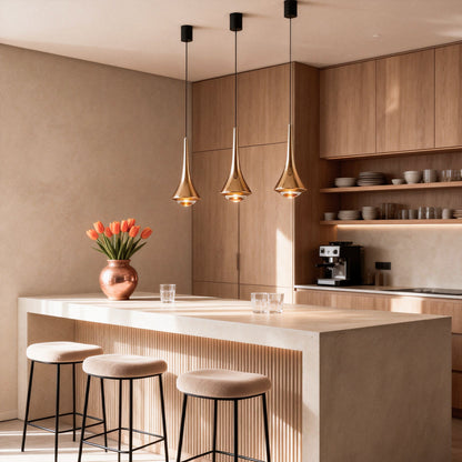 Taper Black Cone Pendant Light, product view 4