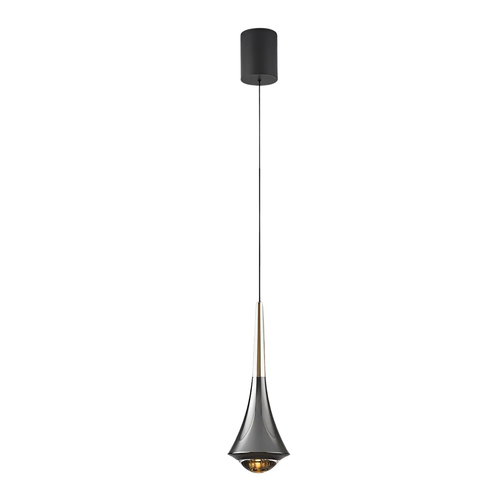 Taper Black Cone Pendant Light, product view 12