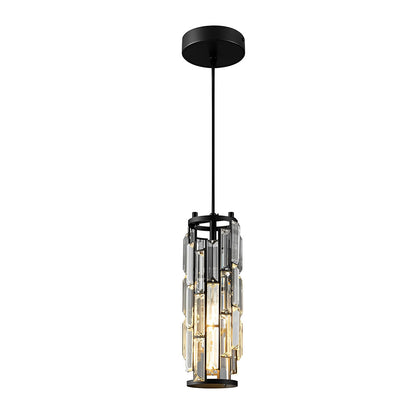 Mini Crystal Pendant Light Creative Art Crystal Island Ceiling Light