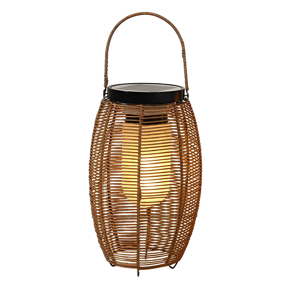 Raffia Woven Rattan Solar Lantern, product view 11