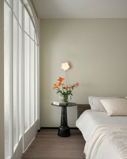 Bloom Flower sconce installed entryway reading corner - Casa Norex