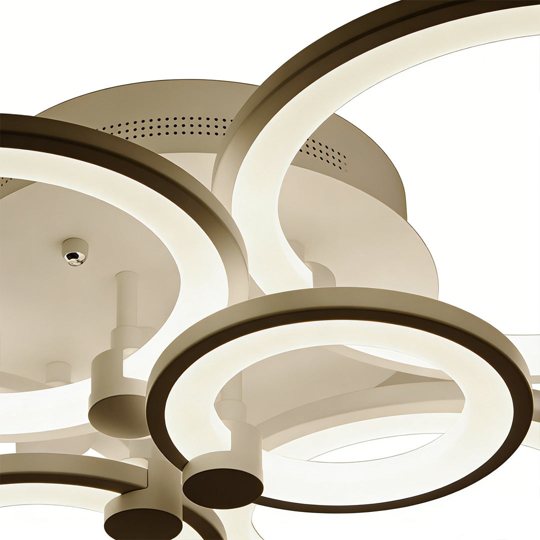 Orbital Overlapping Ring Ceiling Light, main product view