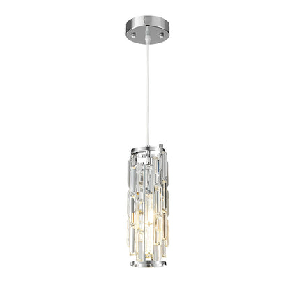 Mini Crystal Pendant Light Creative Art Crystal Island Ceiling Light