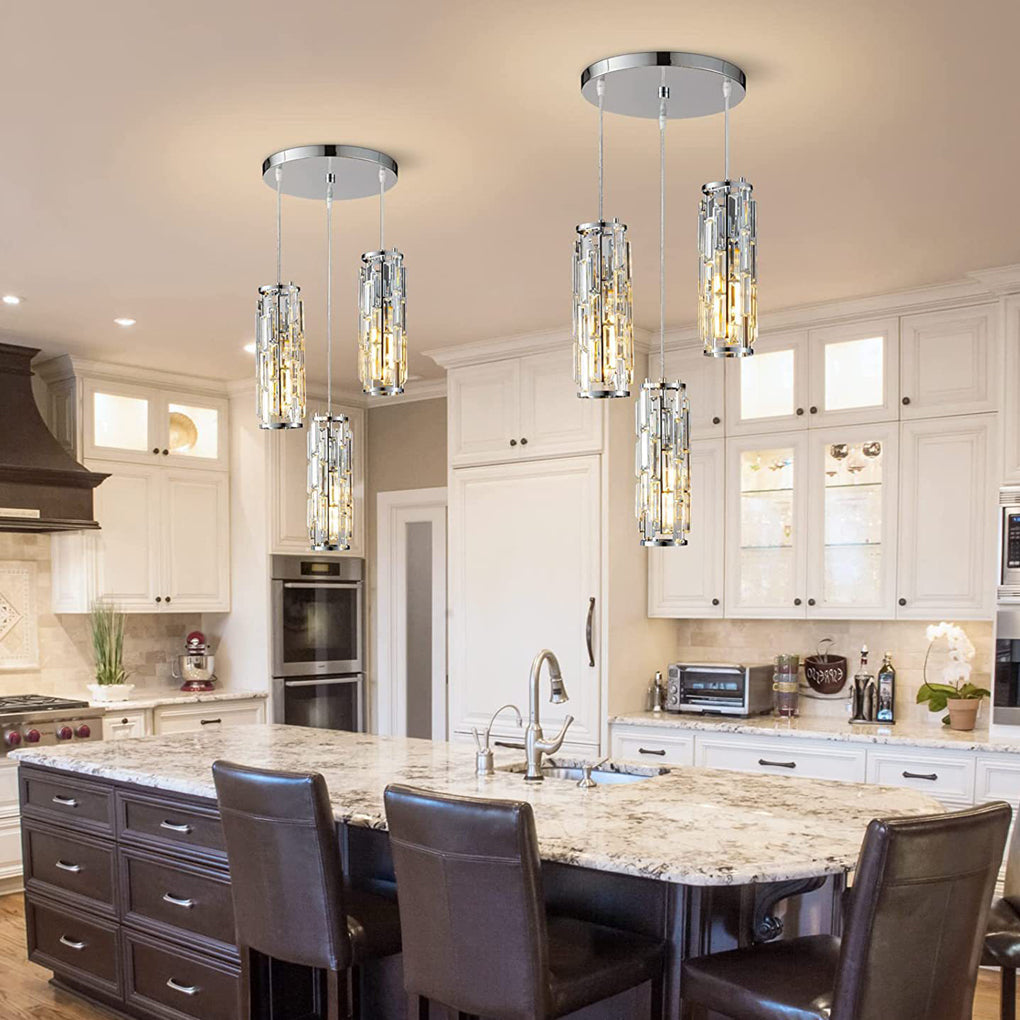 Crystal pendant light finishes compared — Casa Norex