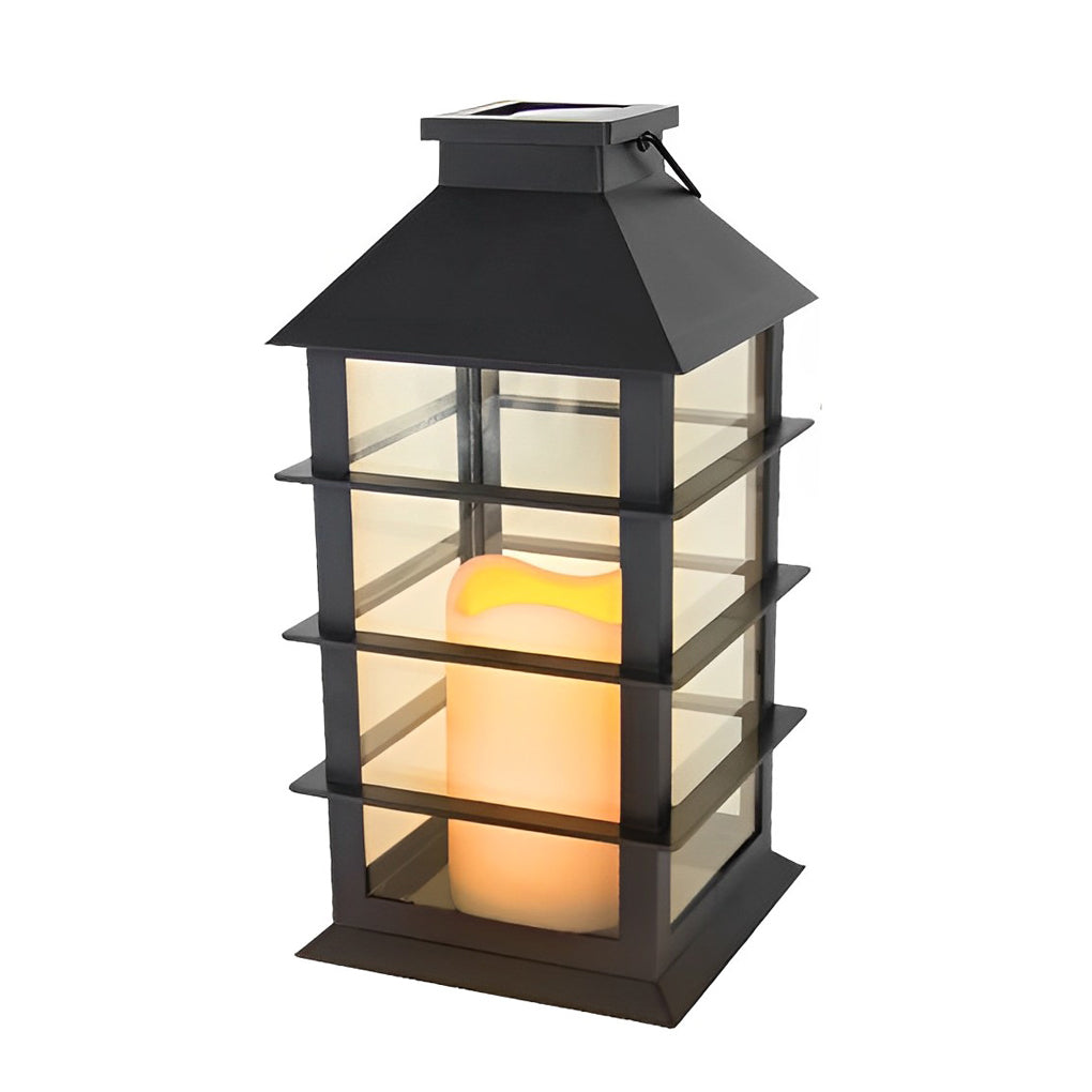 Solar lanterns Wicklow, candlestick lantern with warm light | Casa Norex