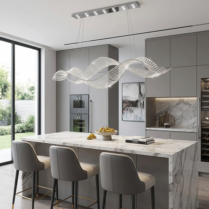 Alony linear pendant ceiling installation - 24W LED - Casa Norex