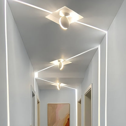 Wall spot light in hallway setting — directed beam on wall | Casa Norex