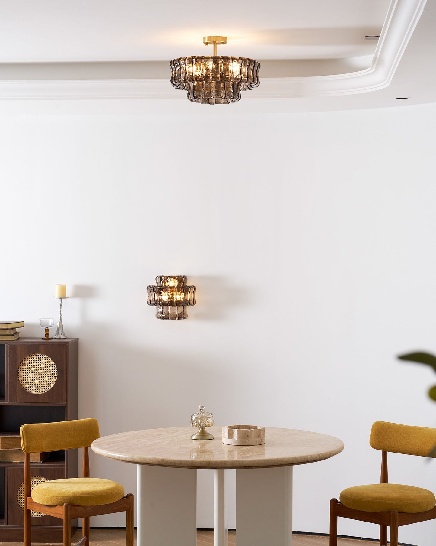 Ghiaccio Round Ceiling Lamp