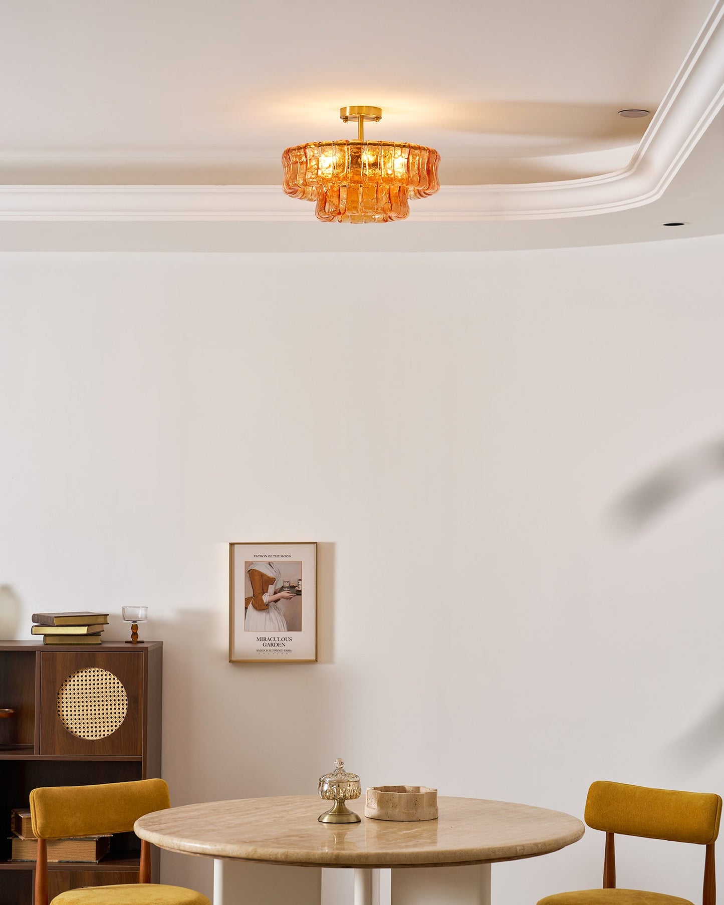 Ghiaccio Round Ceiling Lamp