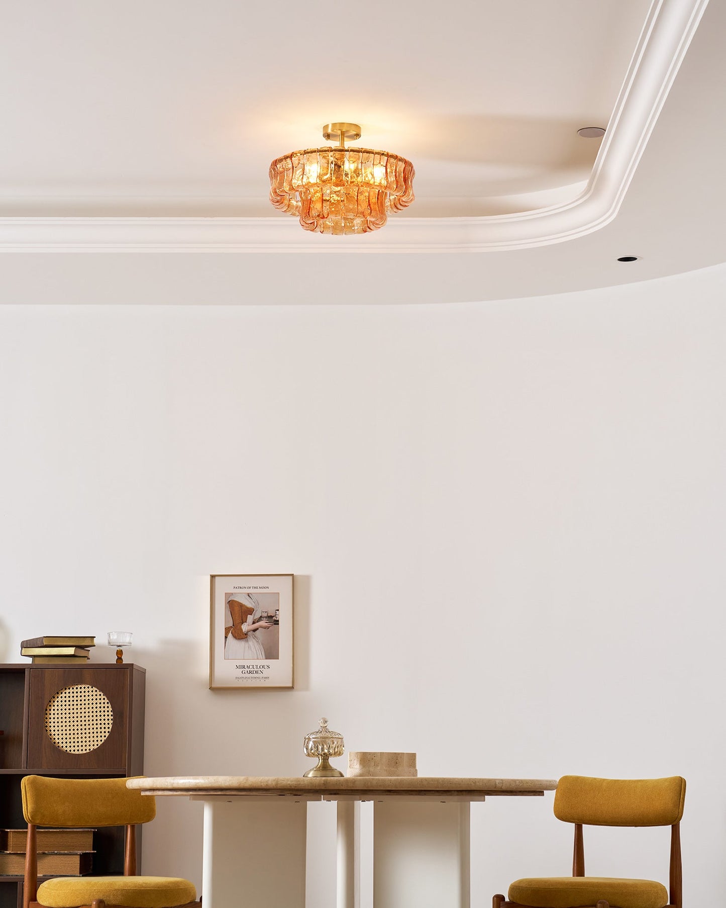 Ghiaccio Round Ceiling Lamp