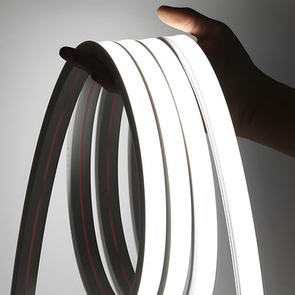 LED neon strip light crop-at-mark detail for custom length — Casa Norex