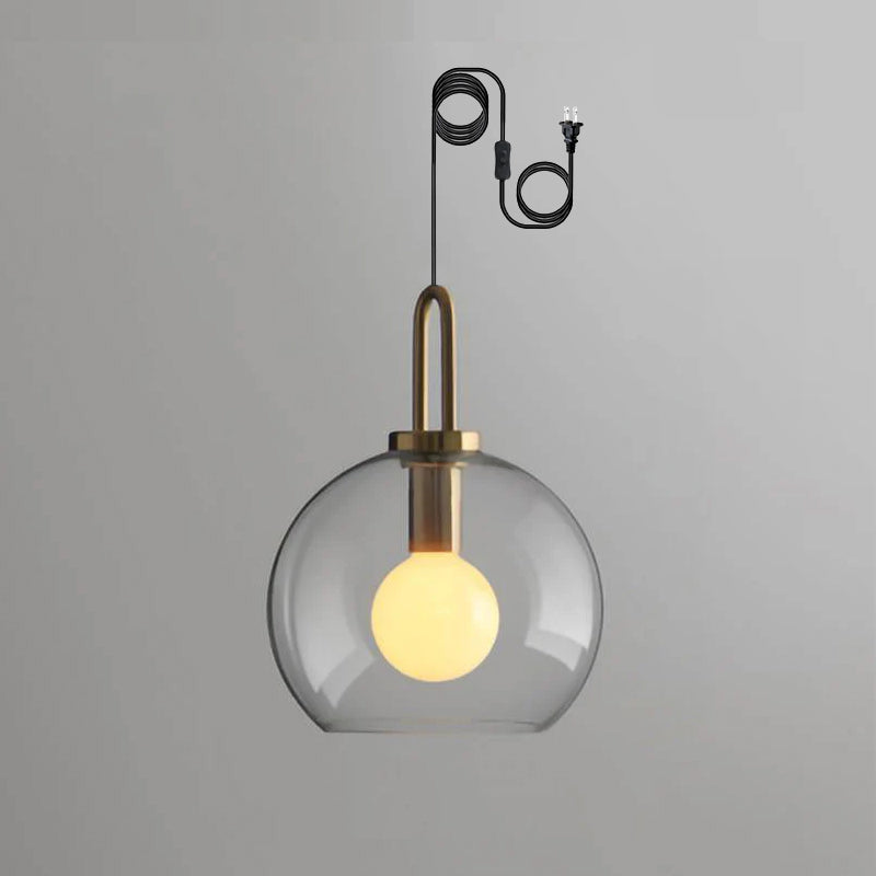 Pendulum Glass Swag Lights