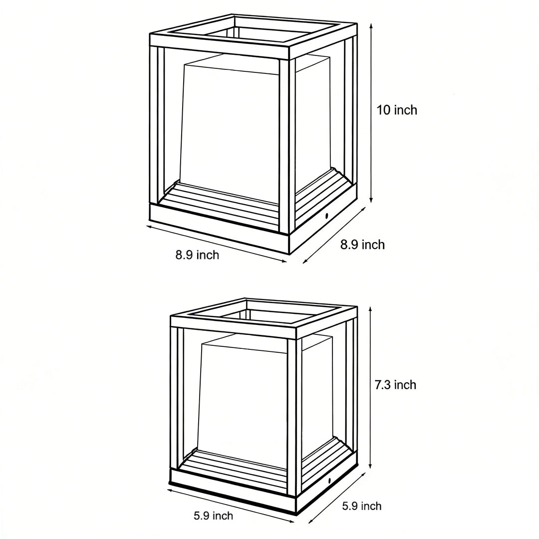 Plinth specification and size details — Casa Norex