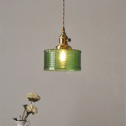 Vintage cylinder pendant light 3-head round configuration — Casa Norex