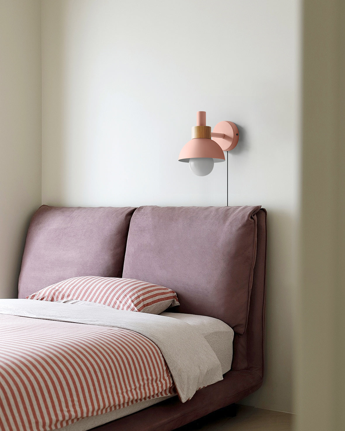 Fanta wall lamp cord plug-in detail - Casa Norex