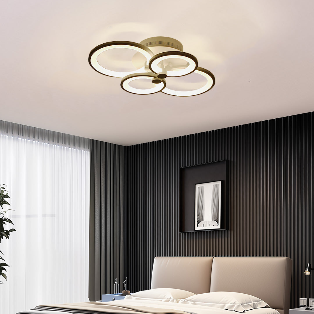 Orbital Overlapping Ring Ceiling Light, product view 16