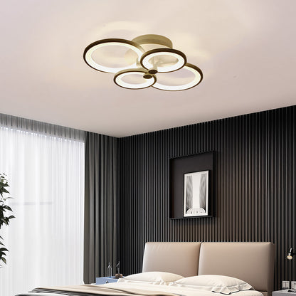 Orbital Overlapping Ring Ceiling Light, product view 16
