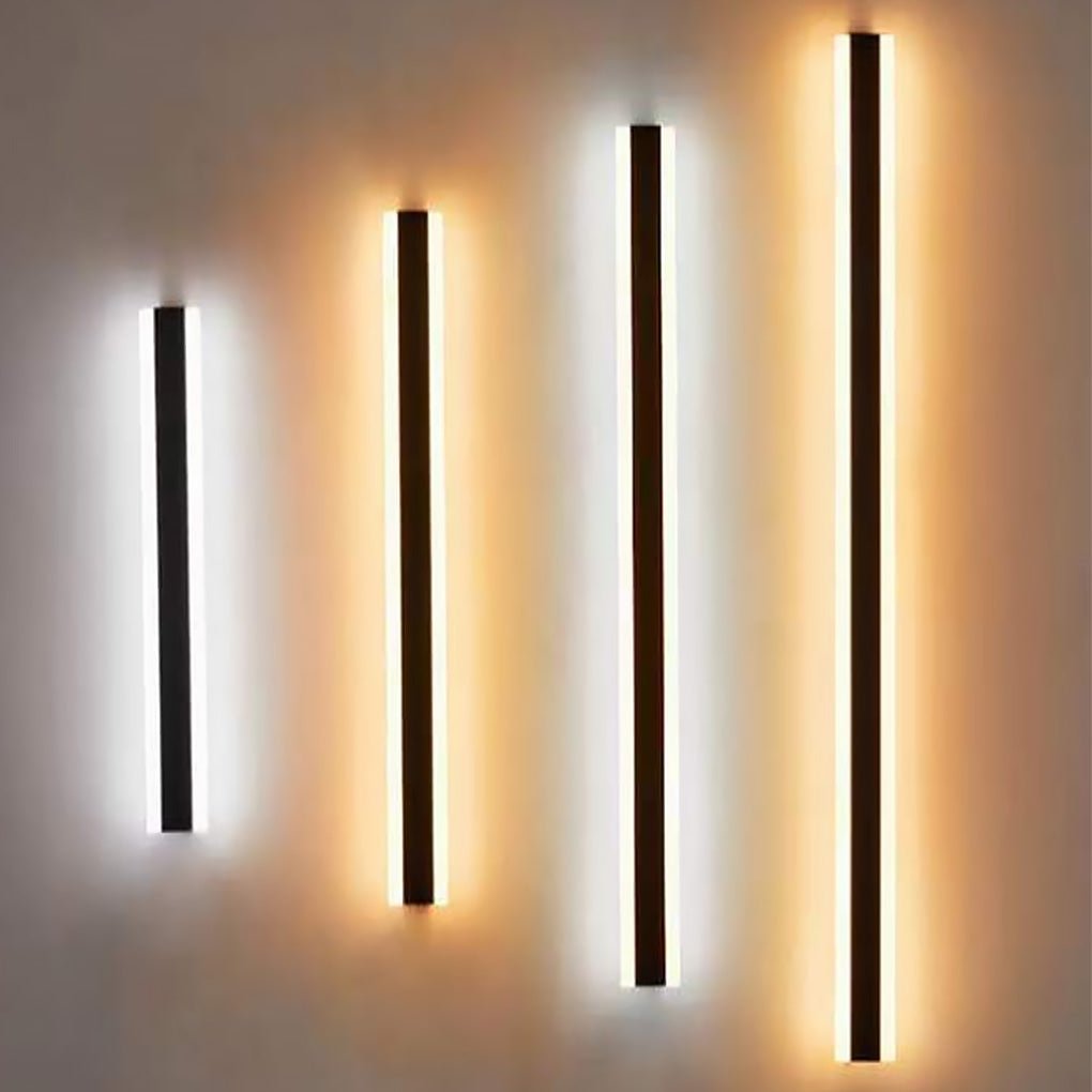 Minimalist LED wall light in a modern outdoor space — Casa Norex