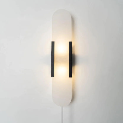 Geometric Harmony wall lamp copper hardware variant - Casa Norex