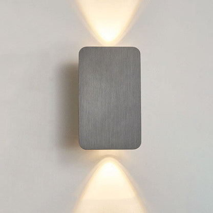 Wall sconce in gray finish detail — Casa Norex