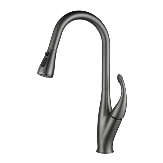 Winslow Victorian Pull-Out Kitchen Faucet — Gunmetal Gray finish | Casa Norex