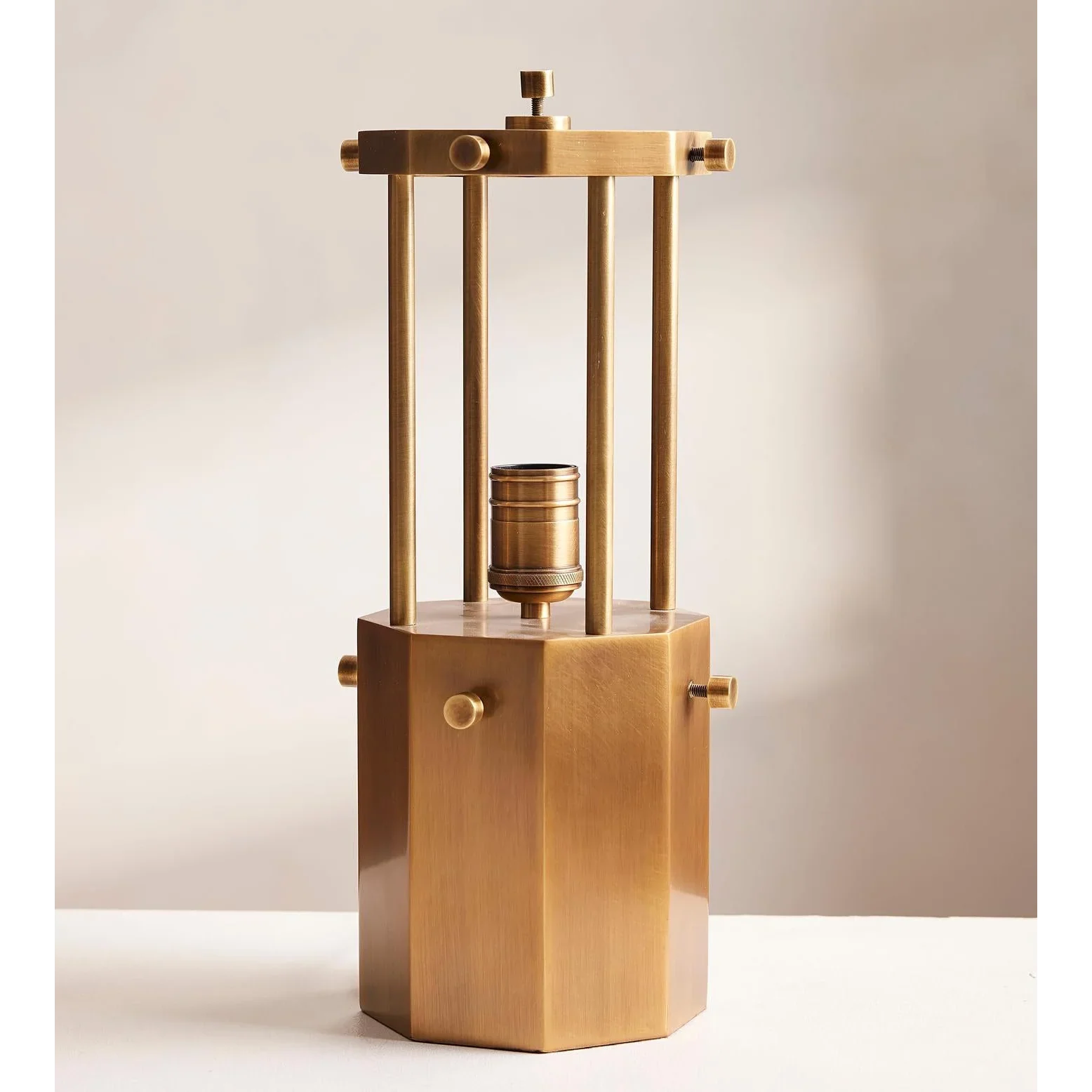 Hand-blown glass table lamp — interior setting | Casa Norex
