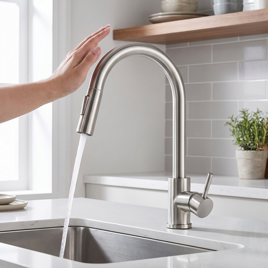 Falkenberg touch kitchen faucet lifestyle hero