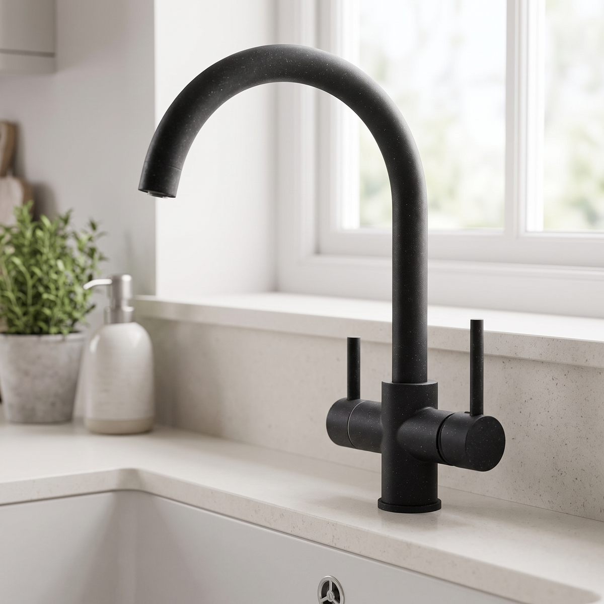 Sarpsborg Speckled Onyx Black