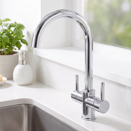 Kitchen Faucet — high-density solid brass in Chrome finish | Casa Norex