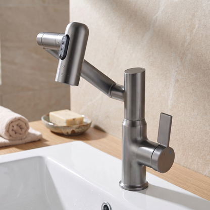 Bathroom Faucet — premium alloy and solid brass in Gray finish | Casa Norex