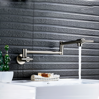 Jorstad - Wall Mounted Kitchen Faucet Modern Foldable Cold Only Pot Filler