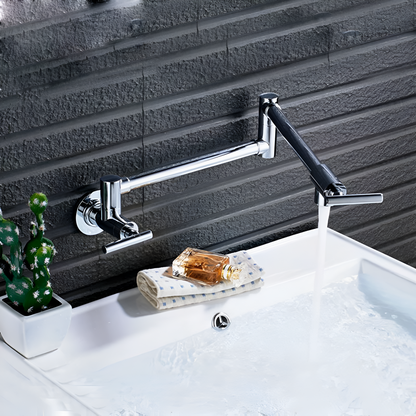 Jorstad - Wall Mounted Kitchen Faucet Modern Foldable Cold Only Pot Filler