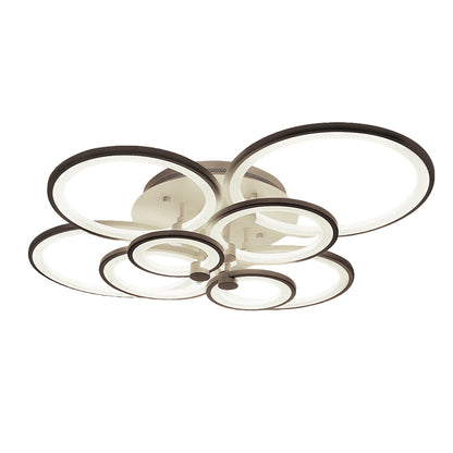 Orbital Overlapping Ring Ceiling Light, product view 8