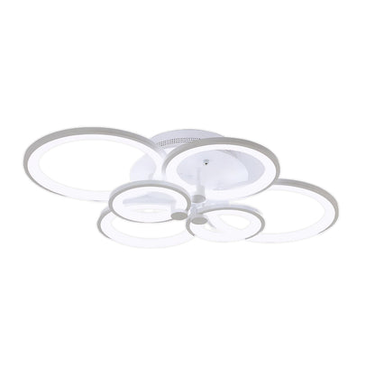 Orbital Overlapping Ring Ceiling Light, product view 4