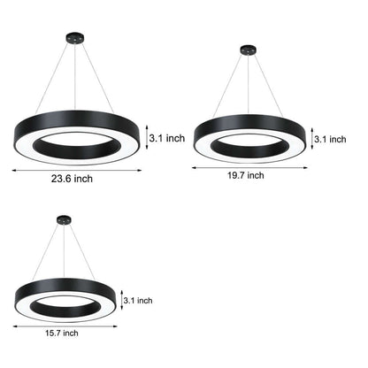 Loop LED Ring Pendant Light, product view 19