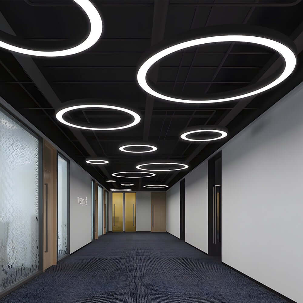 Loop LED Ring Pendant Light, product view 7