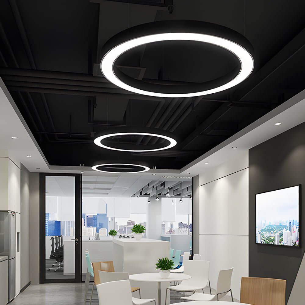 Loop LED Ring Pendant Light, product view 3