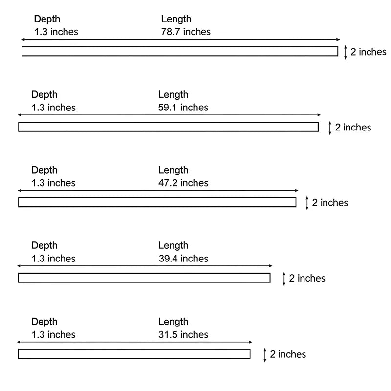 Baton Linear LED Ceiling Light, product view 10