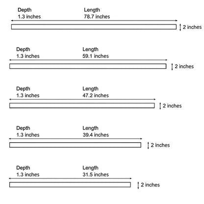 Baton Linear LED Ceiling Light, product view 10